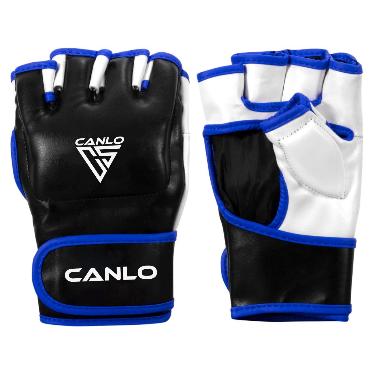Canlo MMA Training Gloves - Front view with triple reinforced finger loops