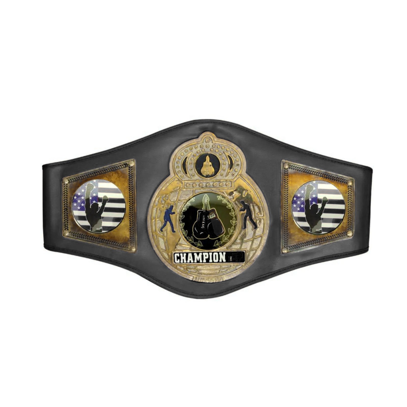 CANLO Championship Belt - Premium pure leather champion belt front view