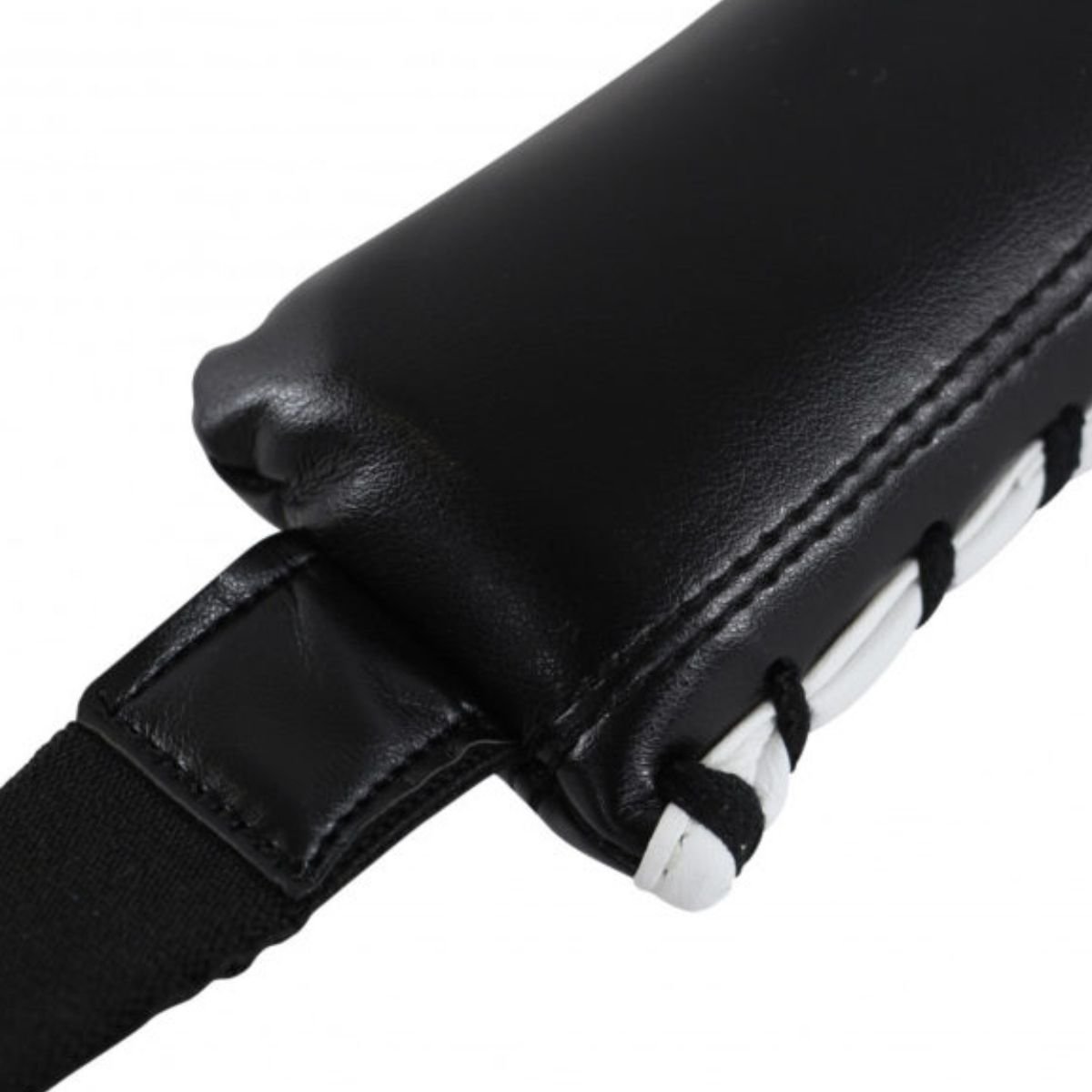 Canlo MMA Paddle Target Black/White - Reinforced handle and wrist strap for MMA coaching